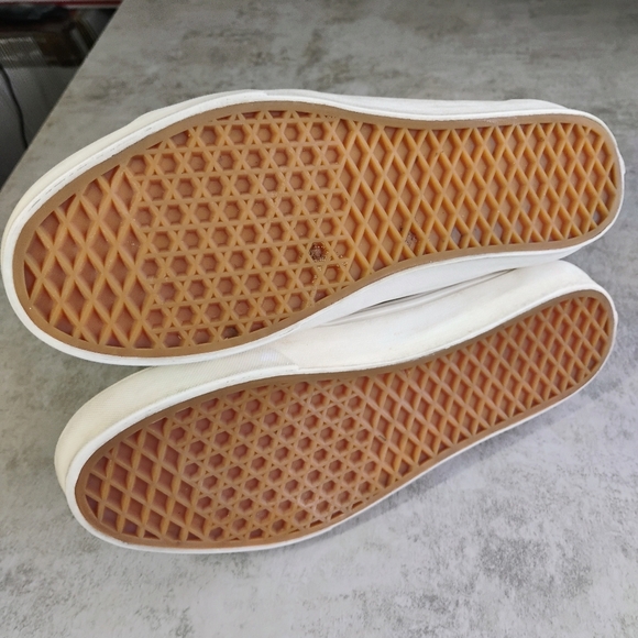 Vans X Peace Leaf Eco High Top Sneakers Womens 9.5 Mens 8 Hemp Blend Sustainable - Picture 11 of 15